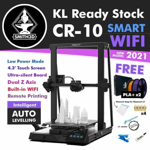 Creality cr-10 smart wifi cloud app semi diy 3d printer auto-bed leveling ultra-silent cr10 smart