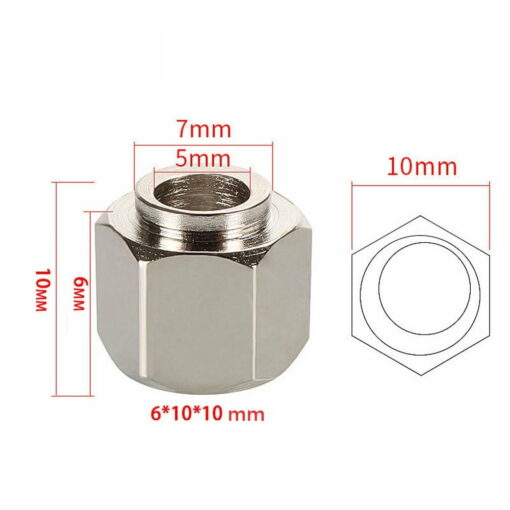 Eccentric nut od 10mm bore 5mm height 6mm/10mm for 3d printer