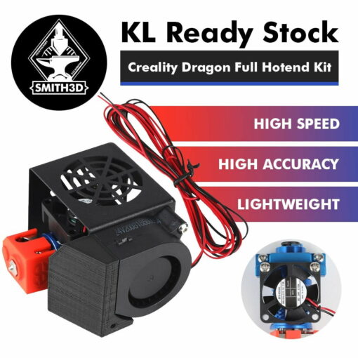 Creality phaetus dragon high speed full hotend kit all metal copper alloy 0.4mm extruder head for 3d printer