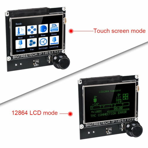Tft35 e3 v3.0 bigtreetech touch screen compatible 12864lcd display tft35 3d printer parts for ender3 cr-10 skr v1.4