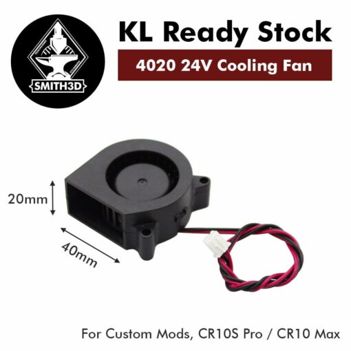 4020 24v cooling fan for cr10s pro/ cr10 max 3d printer custom mod
