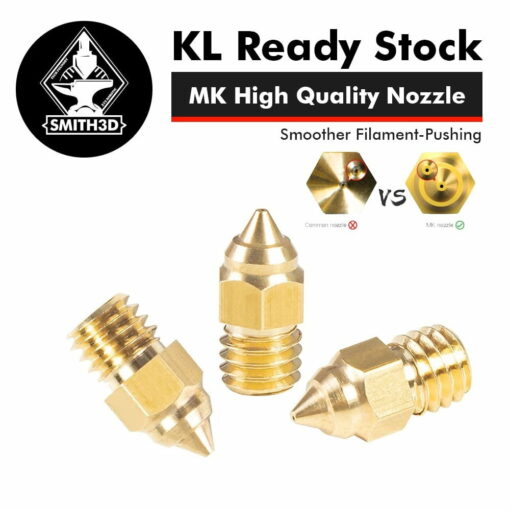Mk high quality brass nozzle cr-6 se cr-6 max for 1.75mm filament compatible with ender 3 pro v2/ ender 5 pro 6 cr6se