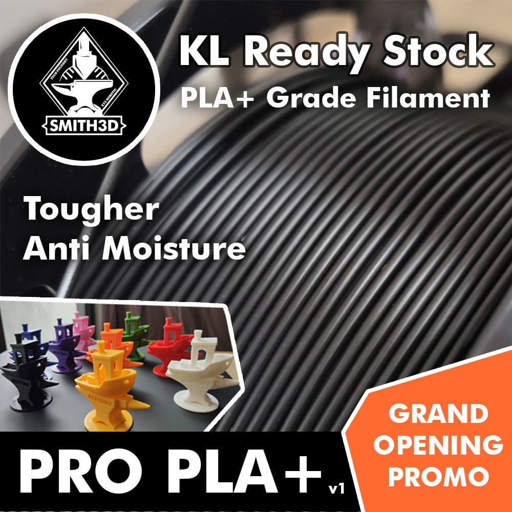 Smith3D PLA PRO / PLA+ Filament 1KG 1.75mm - Smith3D Malaysia