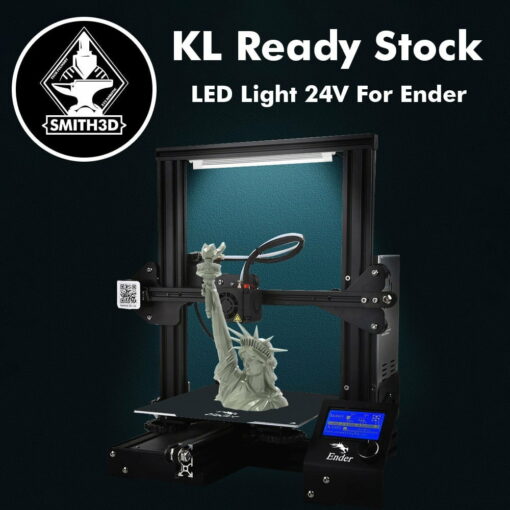 White led lighting kit adjustable 24v for ender 3 series night printing
