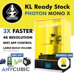 Anycubic photon mono x 3d printer, large uv lcd resin printer with 4k screen, z-axis dual linear rail,192x120x245mm