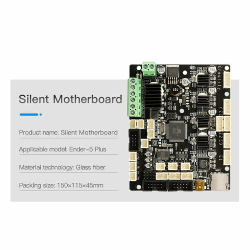 Creality ender 5 plus silent mainboard with tmc2208 driver, customized super quiet board for ender 5 plus 3d printer
