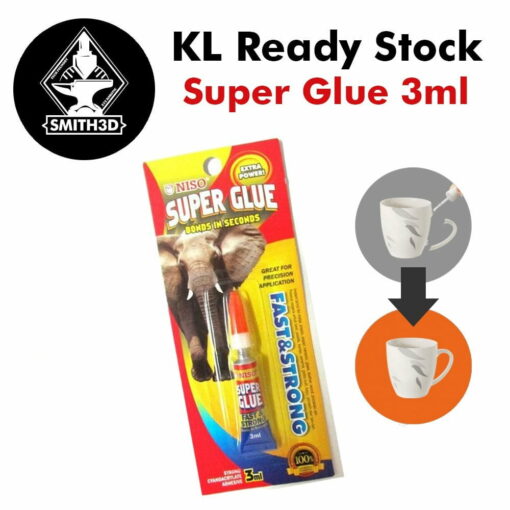 Super glue 3ml for bond 3d printed parts quick dry