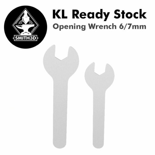 6mm/7mm opening spanner wrench mini adjustable spanner for mk8/e3d nozzles 3d printer tool spare parts