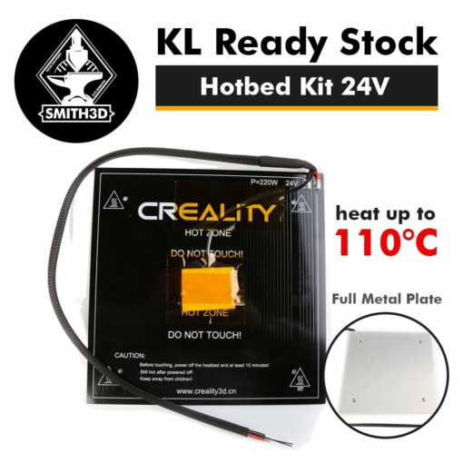 Creality 24v aluminum heated bed hot bed kit with installed cable for ender cr series