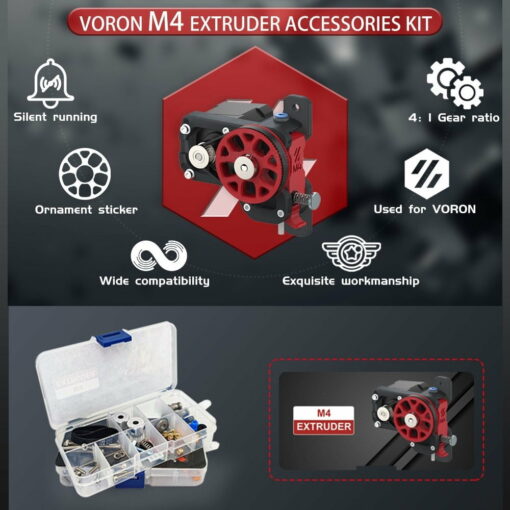 Voron m4 extruder kit bmg gears for 3d printer ender 3/5 cr10 diy belted bowden extruder