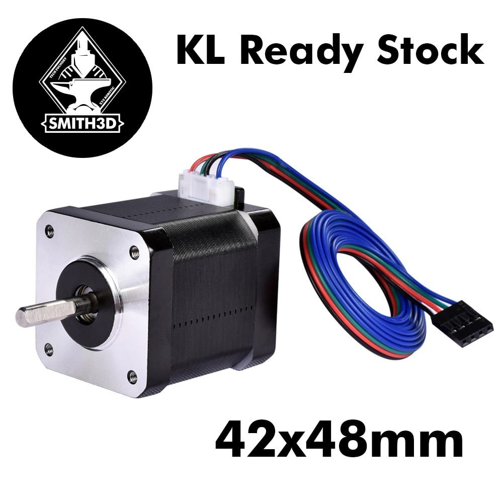 3D Gadgets Malaysia  Nema 17 42x48mm Stepper Motor with 1 meter cable
