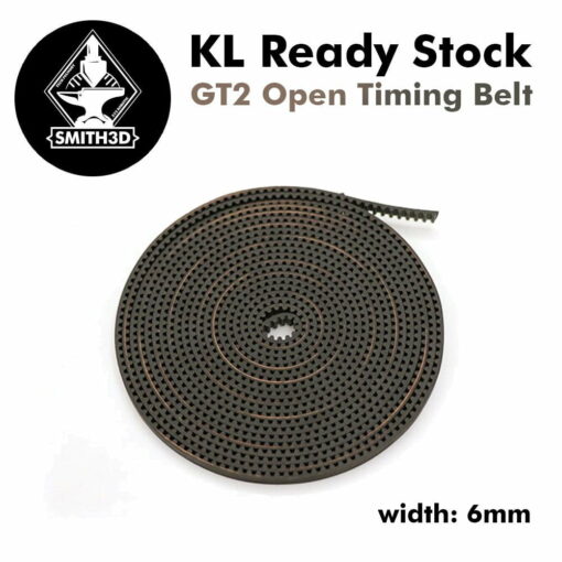 Gt2 open timing belt width 6mm for 3d printer cnc gt2 belt pulley