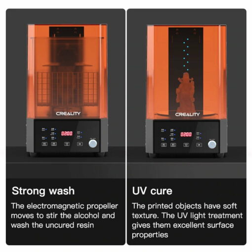Creality uw-01 washing/curing machine for ld002h ld photon photons sla rotary curing resin box