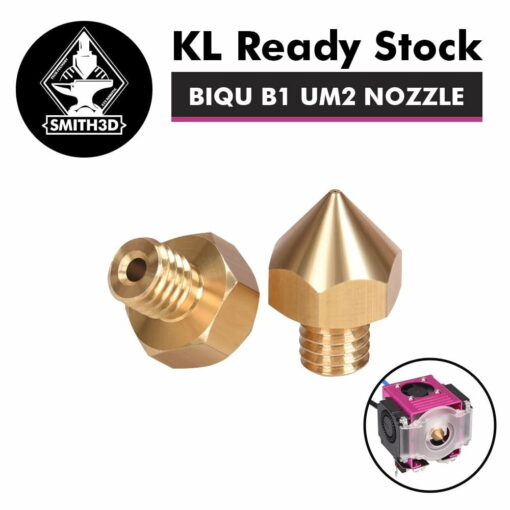 Biqu b1 um2 nozzle brass 1.75 0.4mm 3d printer accessories for 3d printer