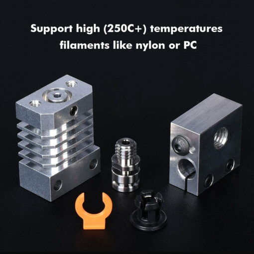 All metal hotend upgrade kit for ender 3 series print abs nylon pc 300c titanium heatbreak