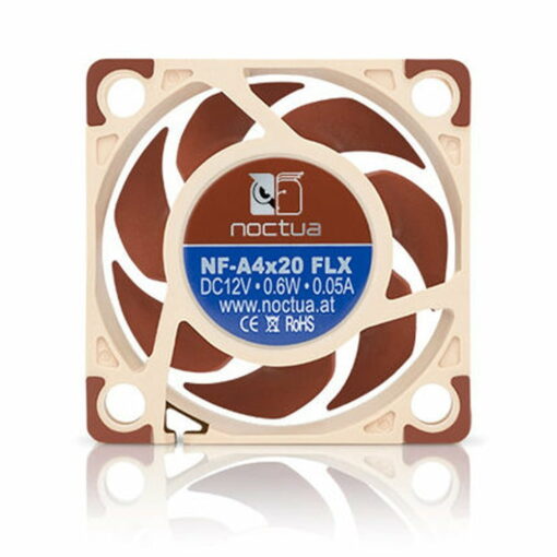 Noctua nf-a4x20 12v flx or pwm, premium quiet fan  (40x20mm, brown) for meanwell psu upgrade