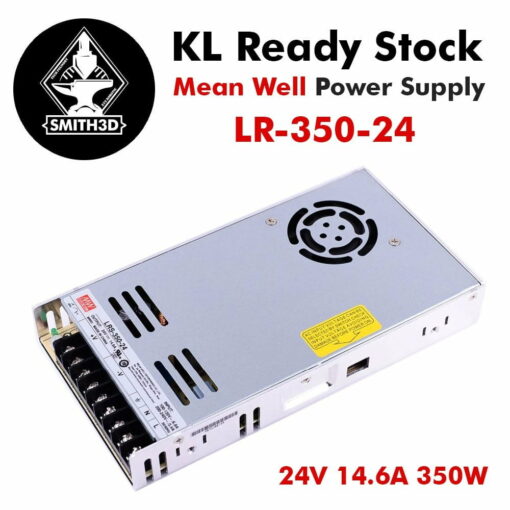 Mean well power supply 24v 14.6a 350w lrs-350-24 for ender 3 v2 / 3 pro, cr6 se