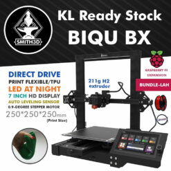 [ready stock] biqu bx direct drive fdm 3d printer with 32 bit tmc2226 7inch touch screen auto level octoprint 0.9 degree