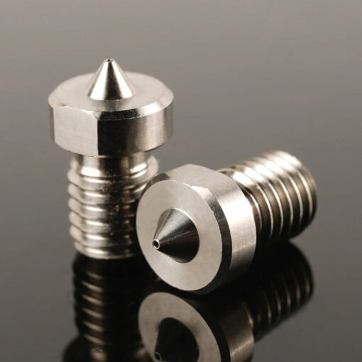 Tc4 titanium alloy e3d v6 compatible nozzle - 1.75mm filament for 3d printer voron ender 3 artillery