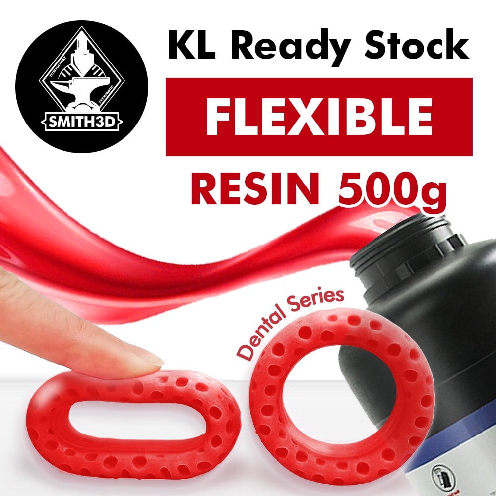 New Arrival] Flexible 70A Dental Resin UV Resin 405nm for Photon Mono X LCD  3D Printer - Smith3D Malaysia