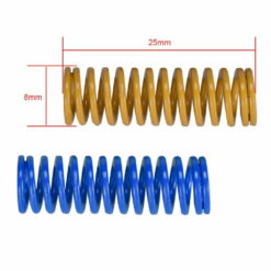 Bed spring upgrade kit for ender 3, cr-10,  mk3 hotbed (4pcs) blue or yellow