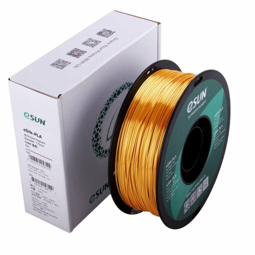 Esun esilk pla filaments e silk 1kg 1.75mm - gold silver copper rainbow