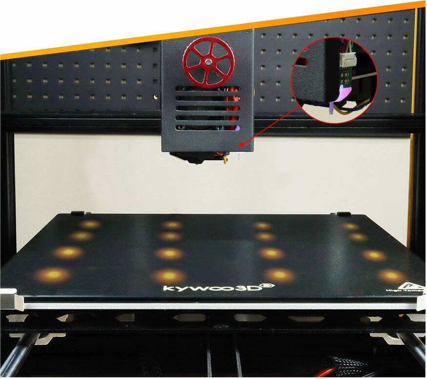 Kywoo tycoon max diy pro 3d printer 300*300*230mm double linear rail yz stable auto leveling wifi 32bit touch screen