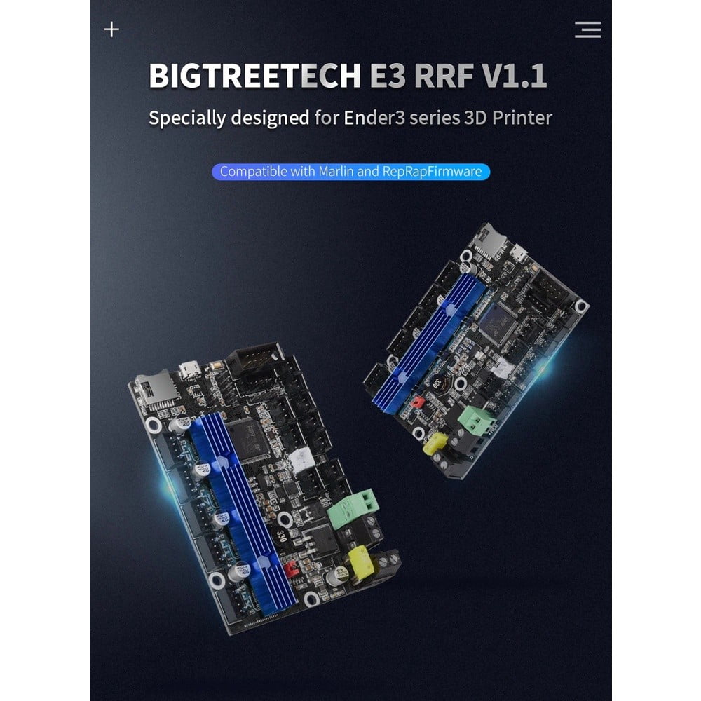 Biqu idex kit for ender 3 series bigtreetech e3 rrf v1.1 e3 rrf idex v1.0 tmc2209 3d printer parts for ender 3/5 pro v2