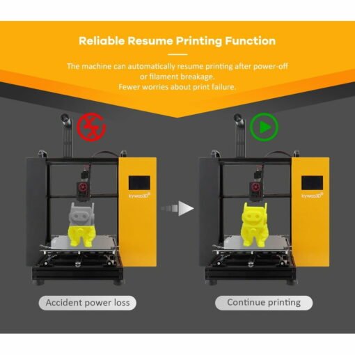 Kywoo tycoon diy pro 3d printer double linear rail yz stable auto leveling wifi 32bit touch screen 240*240*230mm