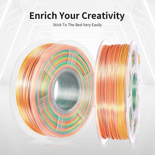 Sunlu filament 1.75mm silk rainbow 1kg pla