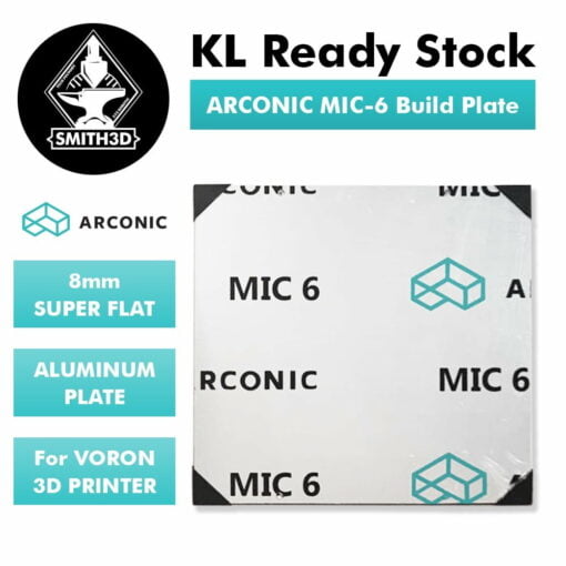 Genuine mic6® aluminum build plate for voron 3d printer 8mm thickness voron v2.4 voron 0.1 super flat