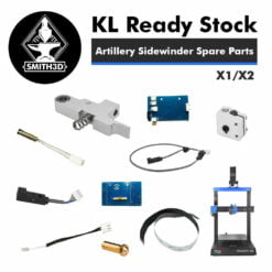 Artillery sidewinder x2 / x1 spare part accessories and upgrades heat block heatbreak nozzles