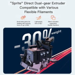 Creality ender 3 s1 sprite direct extruder 3d printer head ender-3 s1 dual z changeable tool head auto bed leveling