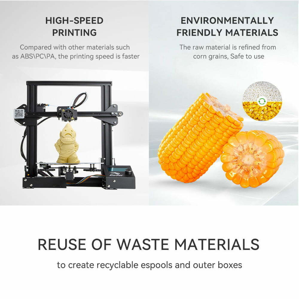 eSUN Matte PLA Filament 1.75mm, Low Density Matte 3D Printer PLA Filament,  1KG Spool 3D Printing Filament for 3D Printer - Smith3D Malaysia