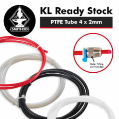 Ptfe teflon tube 2mm id x 4mm od for 1.75mm filament - 1meter for 1.75 filament bowden 3d printer