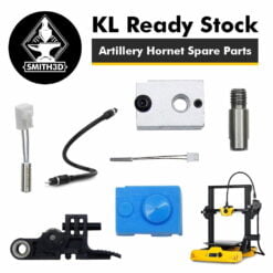 Artillery hornet spare parts 3d printer heatbreak heat block heater cartridge cable thermistor