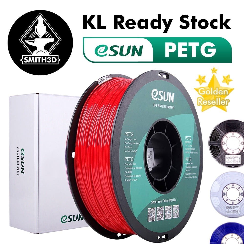 eSUN PETG Filament 1.75 mm 1kg Spool Various Colors –