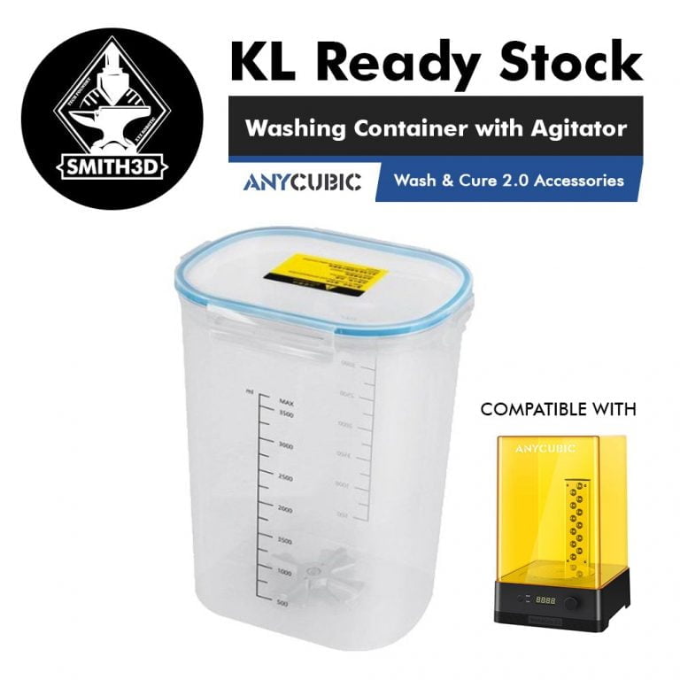 Sealed Washing Container for Anycubic Wash & Cure Machine 2.0 Smith3D