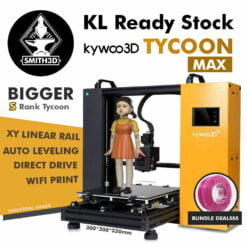 Kywoo tycoon max diy pro 3d printer 300*300*230mm double linear rail yz stable auto leveling wifi 32bit touch screen