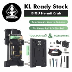 Biqu hermit crab kits hotend replacement tool bltouch 3d printer parts e3d mk8 h2 extruder btt for ender 3 v2 bx printer