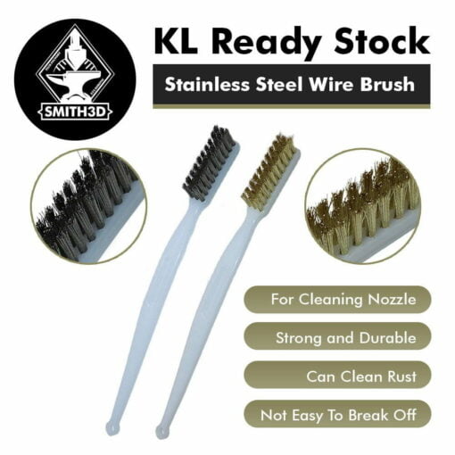 Stainless steel wire brush for metal-cleaning heavy dirt of 3d printing
