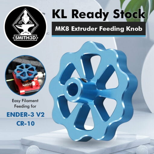 Mk8 extruder feeding knob for 3d printer ender 3 v2 cr10 ender3 single gear extruder knob