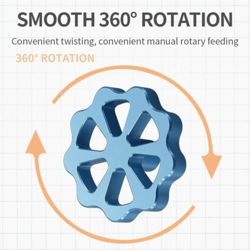 Mk8 extruder feeding knob for 3d printer ender 3 v2 cr10 ender3 single gear extruder knob