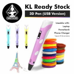 [ready stock] 3d pen - 3d pla printing doodle arts craft drawing usb pen magic maker arts for student children gift