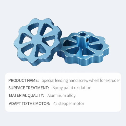 Mk8 extruder feeding knob for 3d printer ender 3 v2 cr10 ender3 single gear extruder knob