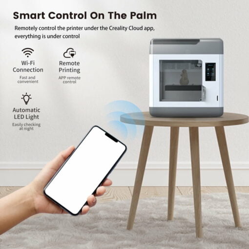Creality sermoon v1 pro fully enclosed fdm 3d printer with remote printing & monitoring, intelligent door