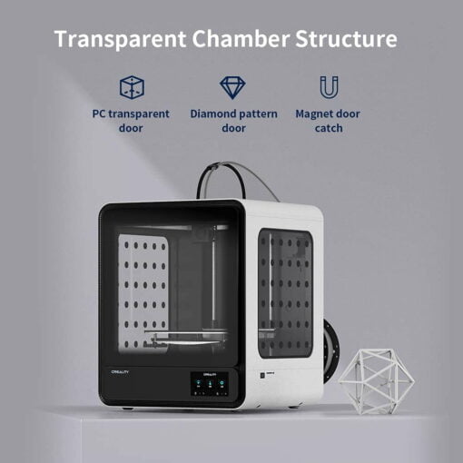 Creality cr-200b fully enclosed fdm 3d printer with minimalist industrial design & filament breakage sensor