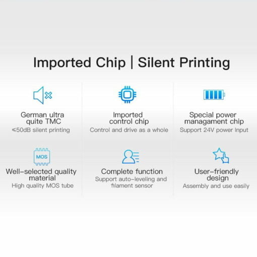 Creality 4.2.7 silent mainboard for ender 3 v2, ender 3 / 3 pro / 5 customized silent board, ender 3 silent mother board