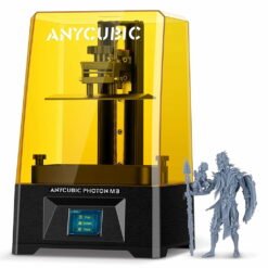 Anycubic photon m3 plus resin 3d printer, 9.25" lcd 3d resin printer, cloud print, smart resin filling, 197*122*245mm