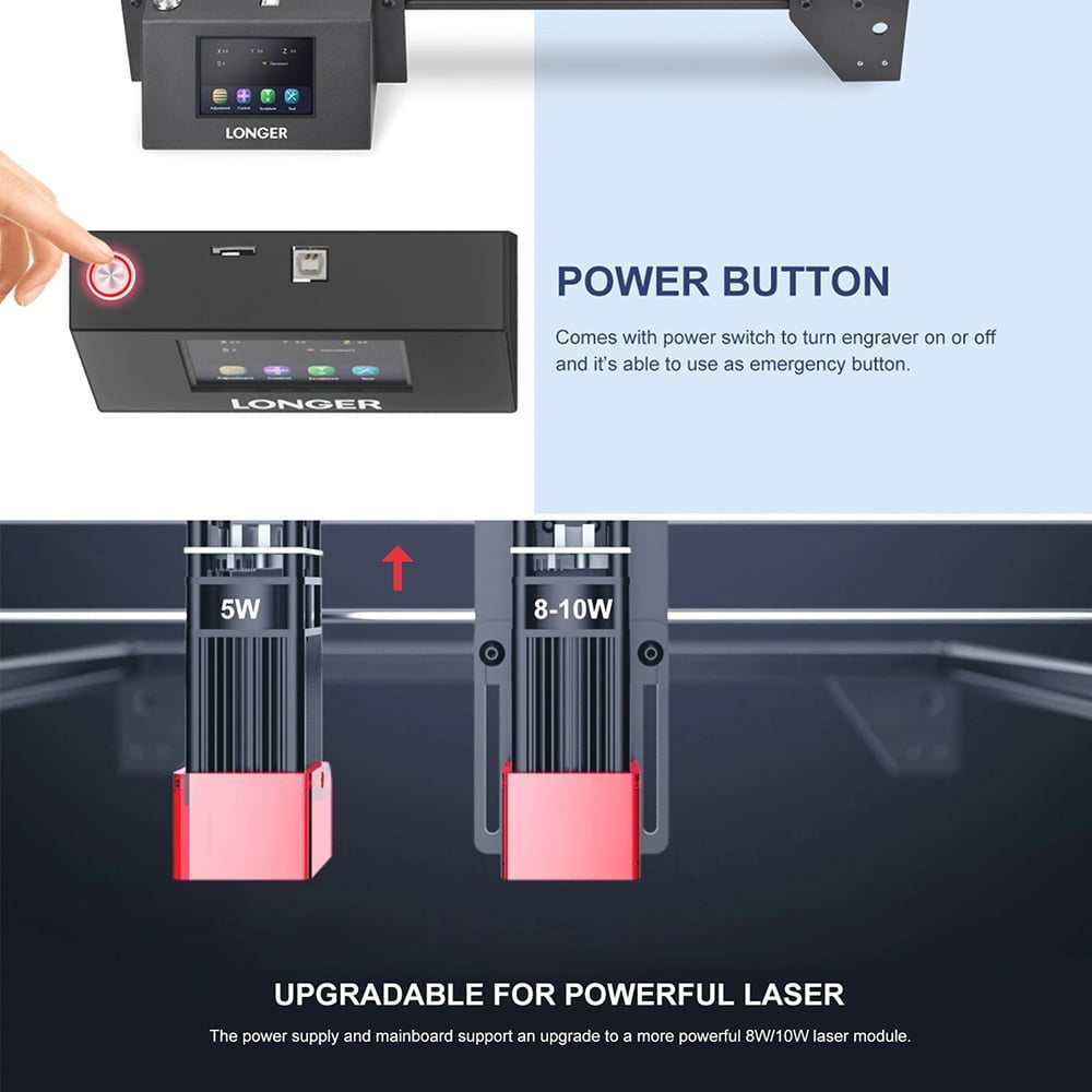  LONGER RAY5 Laser Engraver, 5W Output Laser DIY